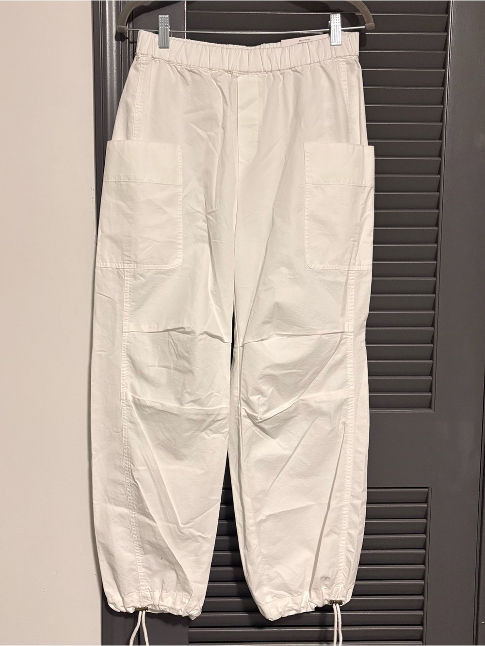 NWT ON 34th White Utility Cotton Cargo Pants